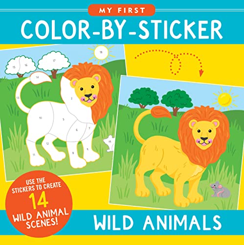 Wild Animals First Color by Sticker Book von Peter Pauper Press